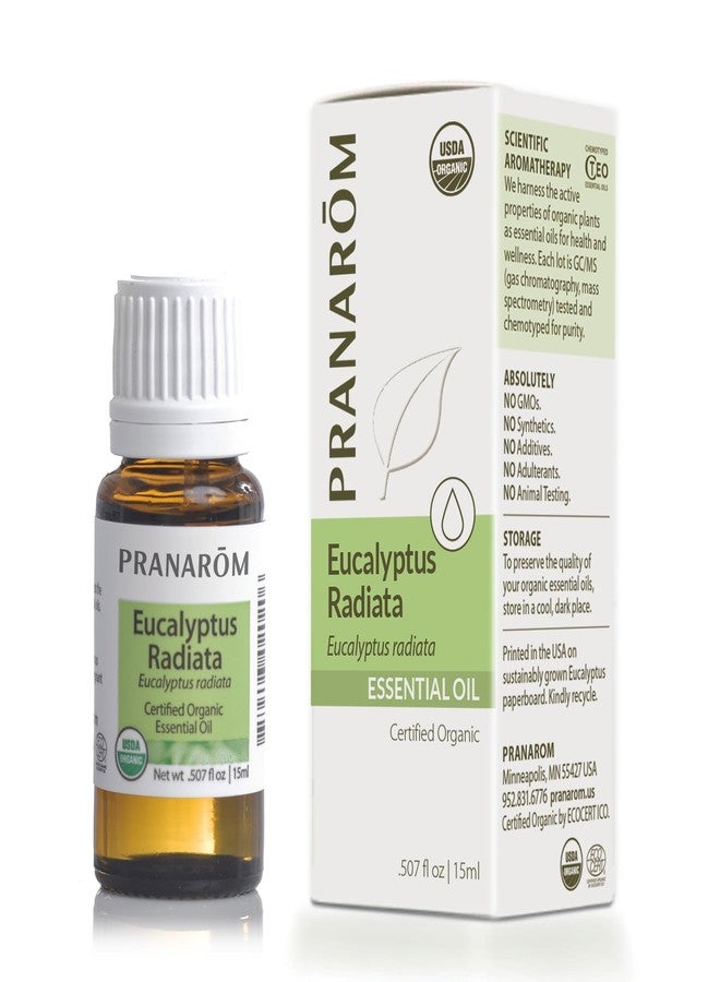 Pranarom - Eucalyptus Radiata Essential Oil 15ml - Moisturizing Skin - Supports Respiratory Health - Essential Oil for Diffuser - 100% Pure and Organic - Image 1